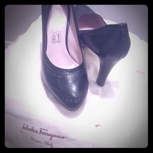 Salvatore Ferragamo Wingtip Heels